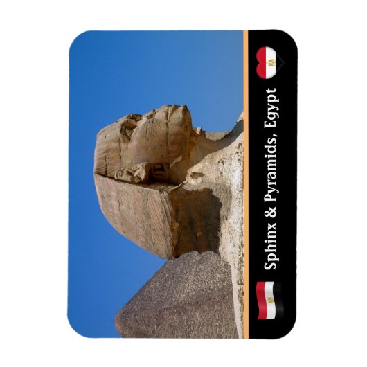 Magnet Flexible Sphinx, Pyramids, Cairo & Ancient Egypt/UNESCO (Vertical)