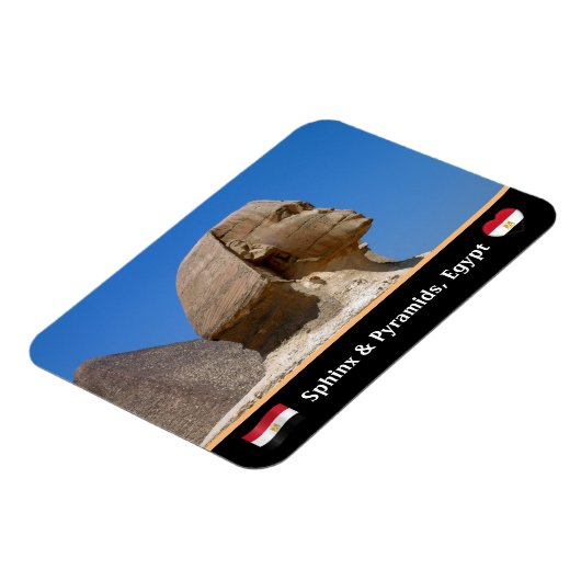 Magnet Flexible Sphinx, Pyramids, Cairo & Ancient Egypt/UNESCO (Côté Gauche)