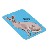 Magnet Flexible Sphynx cat (Côté Droit)