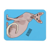 Magnet Flexible Sphynx cat (Horizontal)