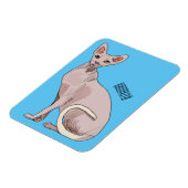 Magnet Flexible Sphynx cat (Côté Gauche)
