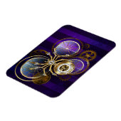 Magnet Flexible Spider Steampunk sur Arrière - plan pourpre (Côté Gauche)