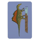 Magnet Flexible Spinosaure de Dinosaure Crétacé (Vertical)