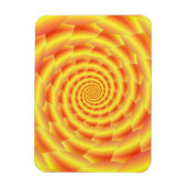 Magnet Flexible Spirale de Snakeskin Jaune (Vertical)