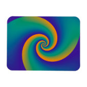 Magnet Flexible Spirales Arrière - plans Abstraites V (Horizontal)