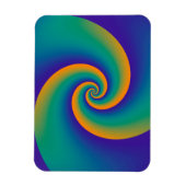 Magnet Flexible Spirales Arrière - plans Abstraites V (Vertical)