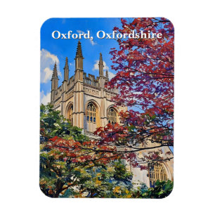 Magnet Flexible Spires d'automne - Cathédrale d'Oxford à l'automne