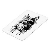 Magnet Flexible Splash noir et blanc (Côté Gauche)