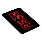 Magnet Flexible Splatter de sang Baba Yaga (Côté Droit)