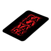 Magnet Flexible Splatter de sang Baba Yaga (Côté Gauche)