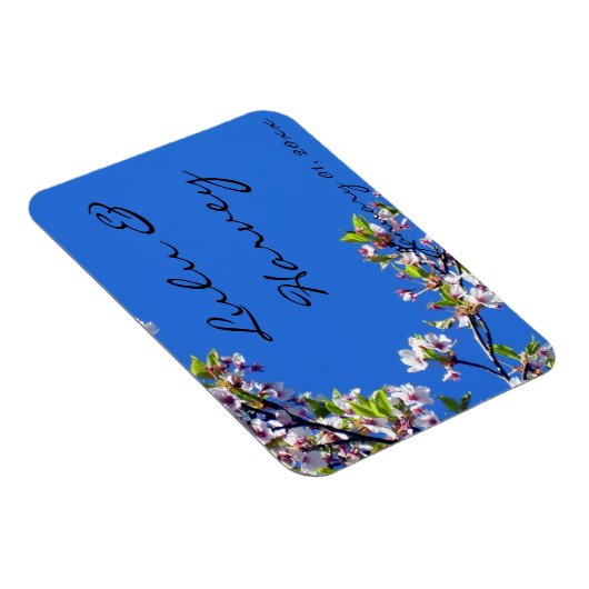 Magnet Flexible Spring Blossoms et Sky Mariage personnel (Côté Droit)