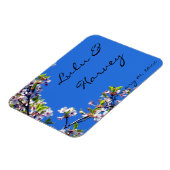 Magnet Flexible Spring Blossoms et Sky Mariage personnel (Côté Gauche)