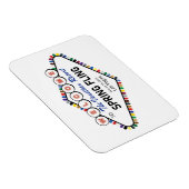 Magnet Flexible Spring Fling 2025 Aimant (Côté Droit)