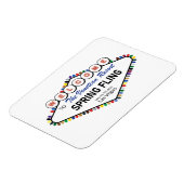 Magnet Flexible Spring Fling 2025 Aimant (Côté Gauche)