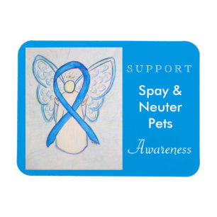 Magnet Flexible Spy & Neuter Animaux de sensibilisation Angel Pers
