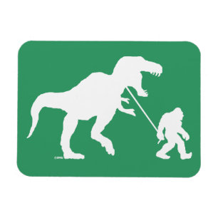 Magnet Flexible Squatchin allé avec T-rex
