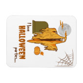 Magnet Flexible Squelette de fête d'Halloween enjoué (Horizontal)