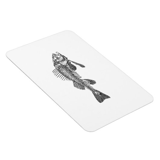 Magnet Flexible Squelette de poisson (Côté Droit)