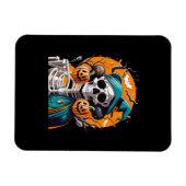 Magnet Flexible Squelette et citrouille (Horizontal)