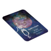 Magnet Flexible Squelette/ Mariage Halloween /Enregistrer la date (Côté Droit)