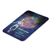 Magnet Flexible Squelette/ Mariage Halloween /Enregistrer la date (Côté Gauche)