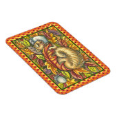 MAGNET FLEXIBLE SQUIRREL DORMIR SOUS LES FEUILLES DE L'AUTOMNE, SA (Côté Droit)