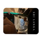Magnet Flexible Sri Lanka tuk tuk passager vue frigo aimant (Horizontal)
