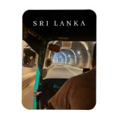 Magnet Flexible Sri Lanka tuk tuk passager vue frigo aimant (Vertical)