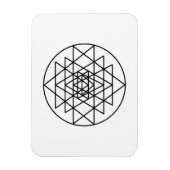 Magnet Flexible Sri Yantra (Vertical)