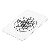 Magnet Flexible Sri Yantra (Côté Gauche)