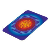 MAGNET FLEXIBLE SRI YANTRA - FLAME (Côté Gauche)