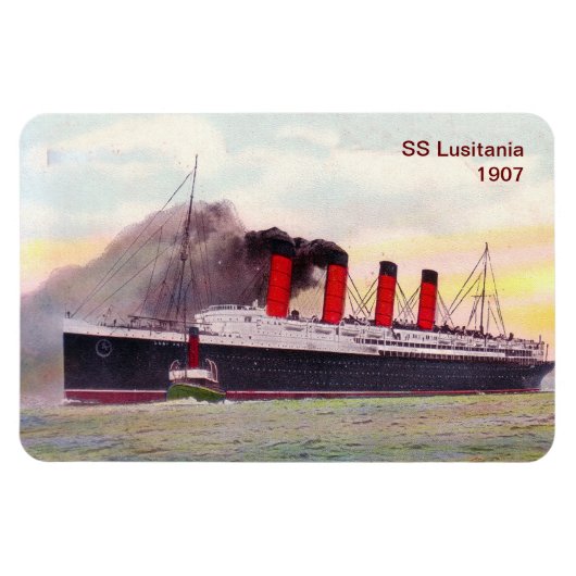 Magnet Flexible SS Lusitania 1907 (Horizontal)