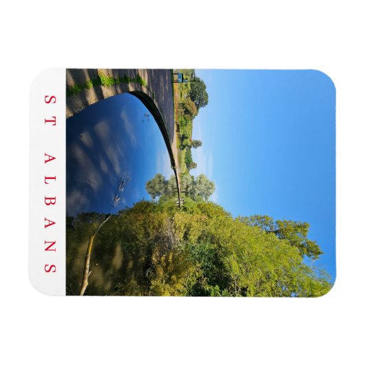 Magnet Flexible St Albans Verulamium Park vue aimant frigo (Horizontal)