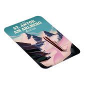 Magnet Flexible St. Anton am Arlberg ski Autriche (Côté Droit)