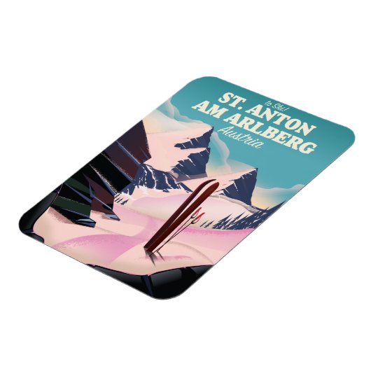 Magnet Flexible St. Anton am Arlberg ski Autriche (Côté Gauche)