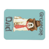 Magnet Flexible St. Bernard Papa (Horizontal)