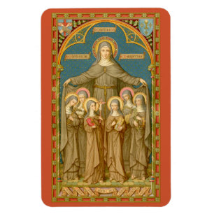 Magnet Flexible St. Clare of Assisi & Nuns (SAU 027)
