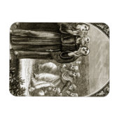 Magnet Flexible St. Columba scandant, et attaqué par les druides, (Horizontal)