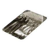 Magnet Flexible St. Columba scandant, et attaqué par les druides, (Côté Gauche)