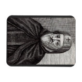 Magnet Flexible St Ephrem le Syrien Enseignant du Repentir Art (Horizontal)