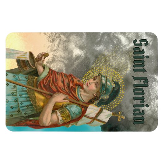 Magnet Flexible St. Florian avec seau (Fumée; M 019) (Horizontal)