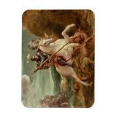 Magnet Flexible St. George tuant le dragon, (huile sur panneau) (Vertical)