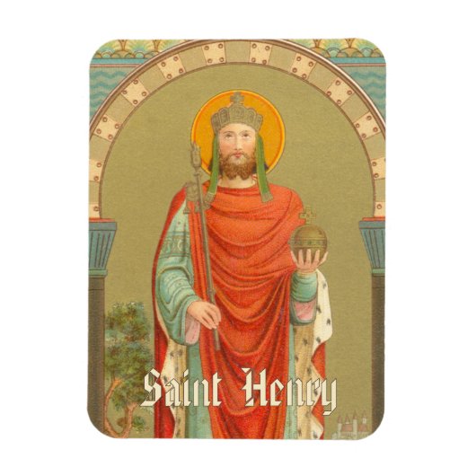Magnet Flexible St. Henry II, Empereur (BBS 10) Flexi rectangulair (Vertical)
