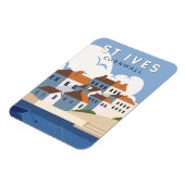Magnet Flexible St Ives Cornwall Angleterre Retro Travel Art Vinta (Côté Gauche)