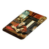 Magnet Flexible St. Jérôme dans son étude (Côté Gauche)