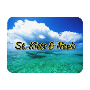 Magnet Flexible St Kitts & Nevis ciel de mer