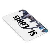 Magnet Flexible St. Louis Missouri Skyline avec St. Louis dans le  (Côté Droit)
