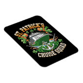 Magnet Flexible St Patrick's Day Cruise Squad 2025 Family Correspo (Côté Droit)