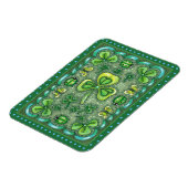 MAGNET FLEXIBLE ST. PATRICK'S DAY FOLK ART SHAMROCKS N'LADYBUGS (Côté Gauche)