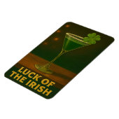 Magnet Flexible St. Patrick's Day Luck Of The Irish Clover Martini (Côté Gauche)